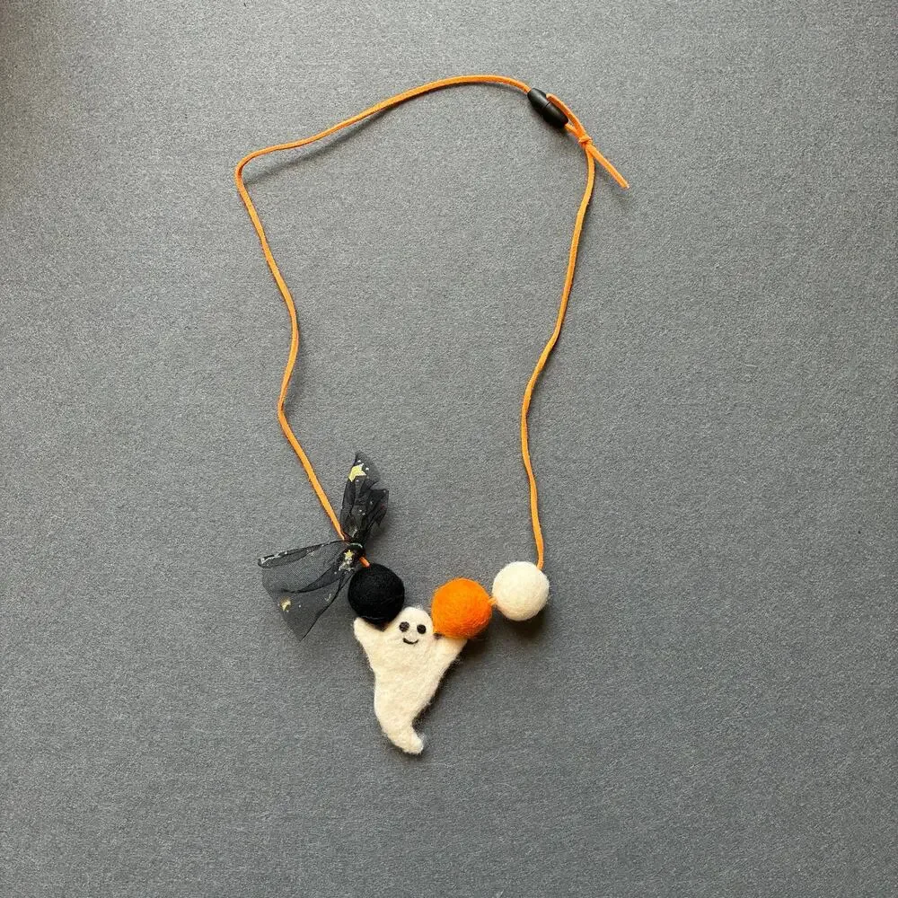 Handmade Kids Felt Halloween Necklace